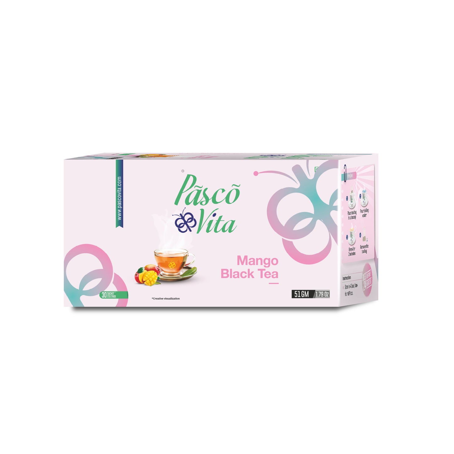 Pasco Vita - Mango Black Tea - 30 Sachet per pack