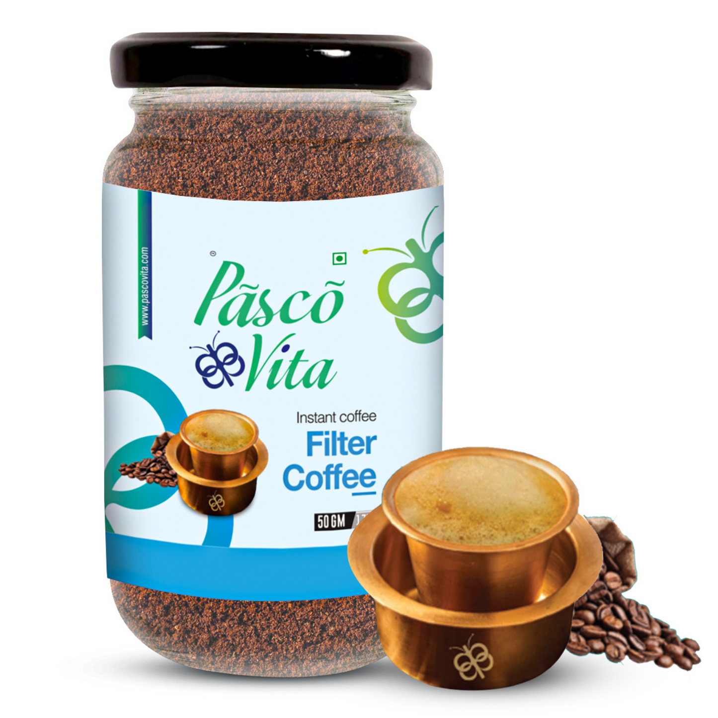 Pasco Vita - Filter Instant Coffee Powder - 60 Gm