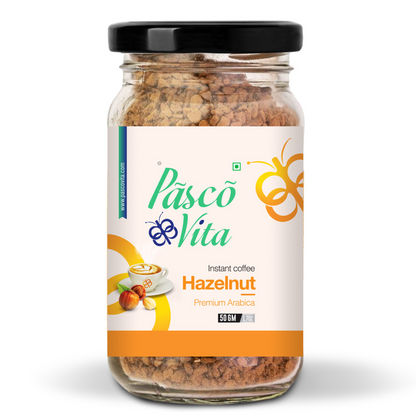 Pasco Vita - Hazelnut Instant Coffee Powder - 50 Gm